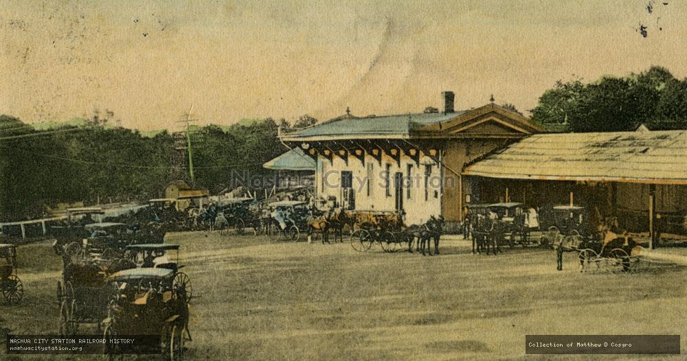 Postcard: Ridgefield Depot